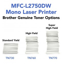 MFCL2750DW Compact Laser All-in-One Printer with Single-pass Duplex Copy & Scan