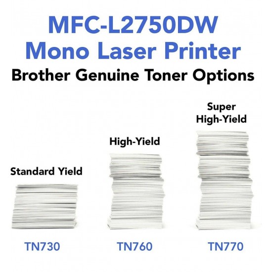 MFCL2750DW Compact Laser All-in-One Printer with Single-pass Duplex Copy & Scan