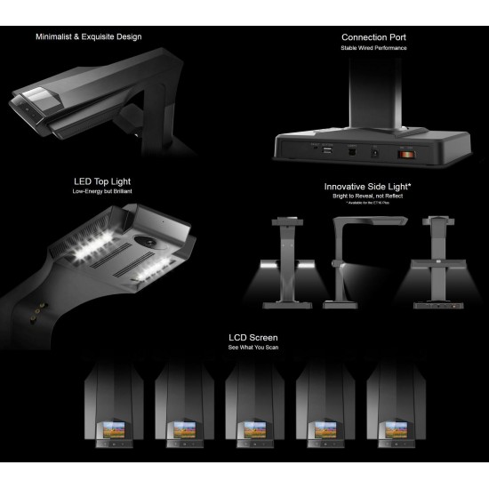 CZUR ET16 Plus Document & Document Scanner with Smart OCR for Mac and Windows