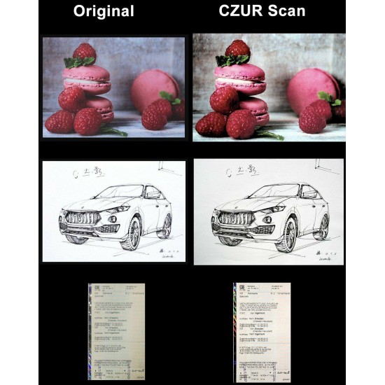 CZUR ET16 Plus Document & Document Scanner with Smart OCR for Mac and Windows