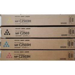 Genuine Ricoh Savin Lanier Toner Set MP C2503H CMYK