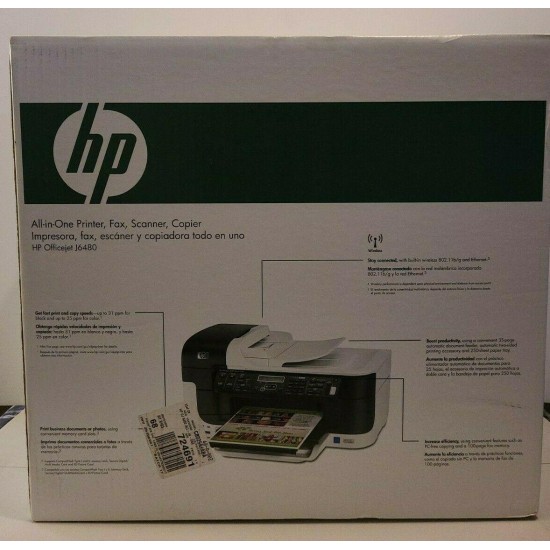 HP Officejet J6480 All In One Printer CB029A - NEW & SEALED