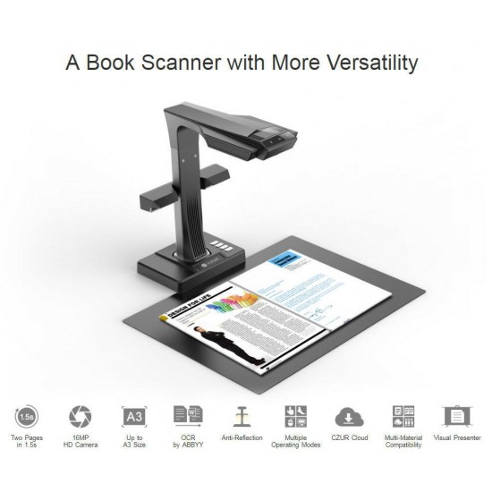 CZUR ET16 Plus Book & Document scanner.  Bought and used to scan only one book.