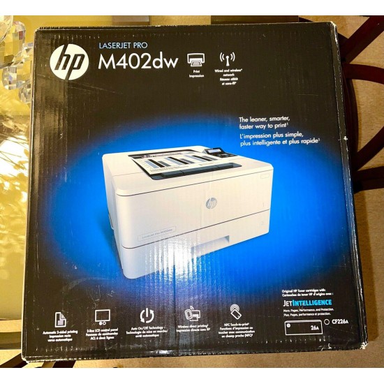 HP M402DW LaserJet Pro Brand New *Sealed Double-Sided Laser Printer - No Reserve