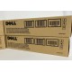 Lot of 6x Dell 5130cdn High Cap Toner Cartridges Black,Yellow, Cyan (NO MAGENTA)