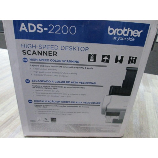 Brother ADS2200 High Speed Color Duplex Document Scanner new sealed  free shippi