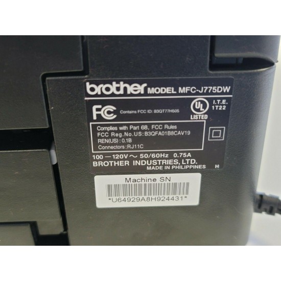 Brother MFC-J775DW Color Inkjet All-in-One | In excellent condition