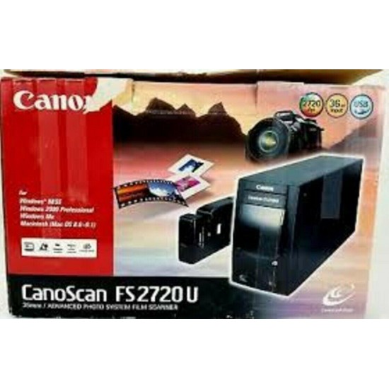 CanoScan FS2720U 35mm slide- Nagative scanner excellent working film strip tray