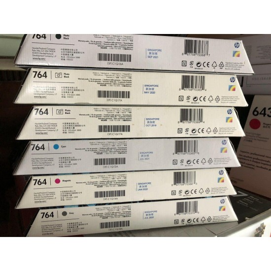 Set Of Six Hp Designjet