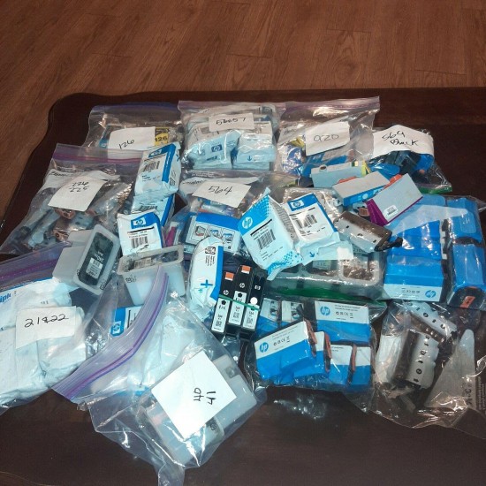 Hp ink cartridge lot assortment 80 pieces