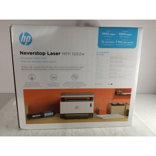 HP - Neverstop MFP 1202w Wireless Black-And-White All-In-One Laser Printer