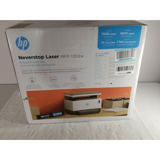 HP - Neverstop MFP 1202w Wireless Black-And-White All-In-One Laser Printer