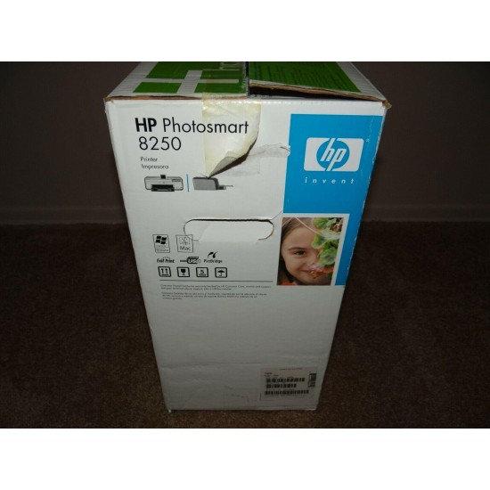 HP Photosmart 8250 Digital Photo Inkjet Printer BRAND NEW & COMPLETE In Open Box