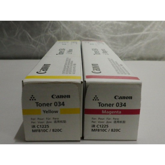 Genuine Canon 034 toner   9452B001AA 9451B001AA New Sealed