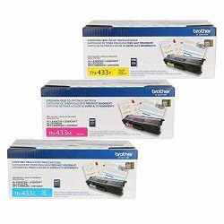 Brother HL-L8360CDW TN433 High Yield Toner Cartridge Set Colors Only 4000 Yield