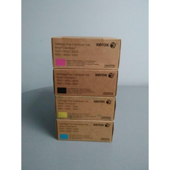 Xerox ColorQube 9201 9202 PP CMYK Ink Set 108R00833 108R00834 108R00835 10800836