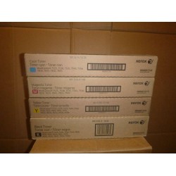 4 BRAND NEW Genuine OEM XEROX Toner SET 006R01513 006R01514 006R01515 006R01516