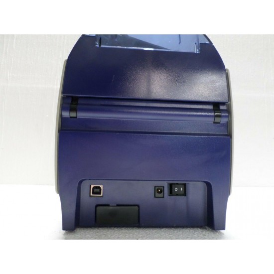 Zebra P120i Double Sided Color 300dpi ID Card Printer w/ Pwr Sup P120I-000A-IDB