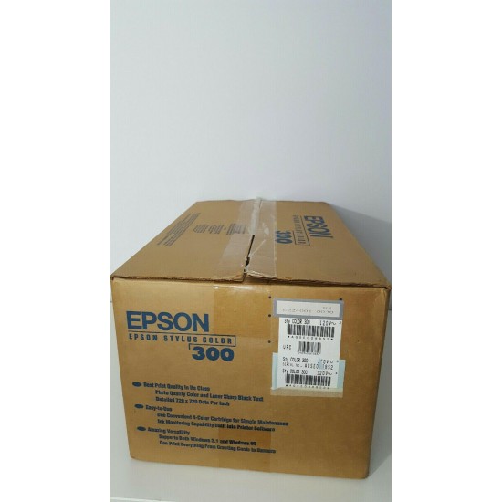 New Epson Stylus Photo R300 Ink Jet Printer w/Direct DVD/CD Printing - Open Box