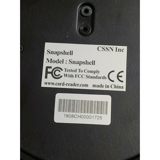 CSSN Snapshell IDR ID Card Reader Scanner IDscan w/ USB Cable NIB