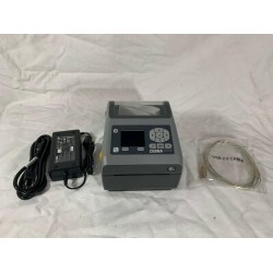 Zebra ZD620 Thermal Printer with WiFi Bluetooth Ethernet USB Direct AC Adapter!