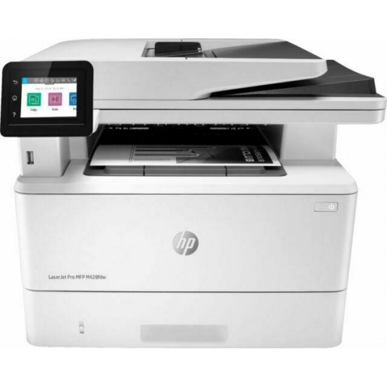 HP - LaserJet Pro MFP M428fdw Black-and-White All-In-One Laser Printer - White