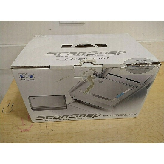 Fujitsu ScanSnap S1500M Document Scanner In Box Power on TESTED Sold As Working