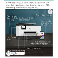 HP Printer all in one wireless 9020. New in box. Ink included.