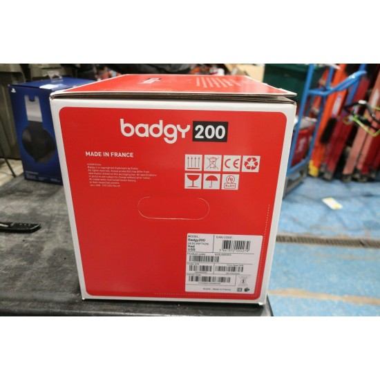 Evolis Badgy200 Plastic ID Card Printer (Factory NEW) H35