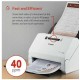 Canon Image FORMULA R40 Office Document Scanner, 600dpi, 24-bit Color