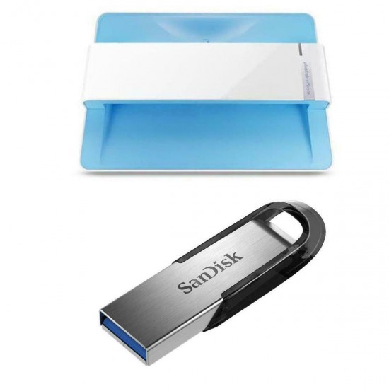 Plustek ePhoto Z300 Photos and Documents Scanner With Sandisk 128GB Flash Drive