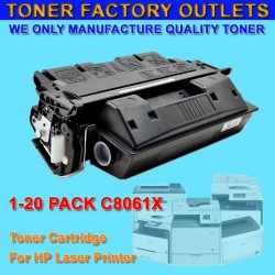 1-20 Pack/PK C8061X 61X Toner For HP LaserJet 4100tn 4100n 4100dtn 4100 4000 lot