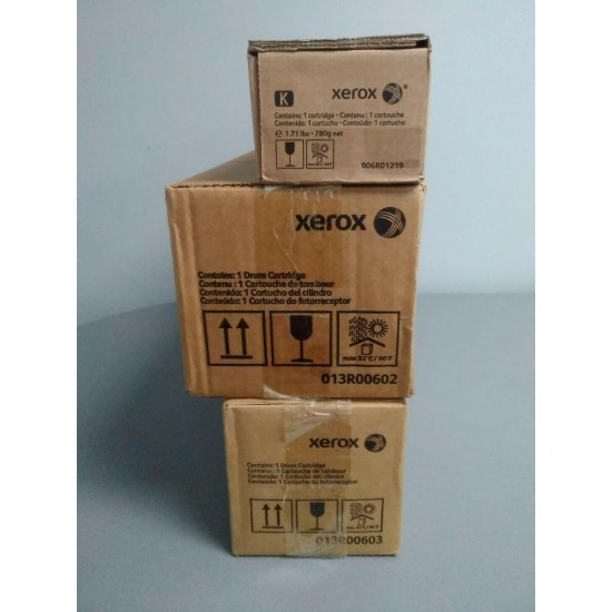 GENUINE XEROX (LOT OF 3) 013R00602 013R00603, 006R01219, SEALED