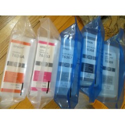 Lot of 5 Epson Toner: T6363, T6367, T6368, T6369, and T636A