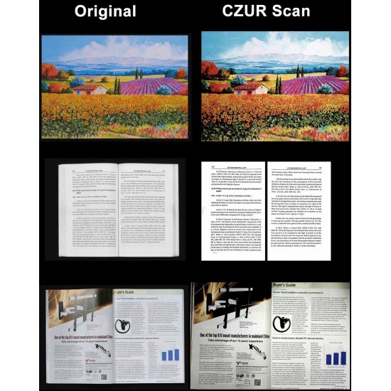 CZUR ET16 Plus Book & Document Scanners W/ Smart OCR for Mac and Windows