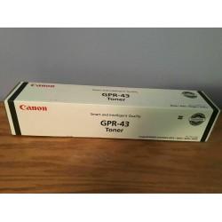 1 Case of 4 Genuine OEM Canon GPR-43 4792B003 Black Toner Cartridge