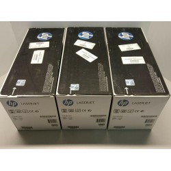 Lot of 3 - HP Print Cartridges | 507A | Yellow/Cyan/Magenta-New in Sealed Box BP