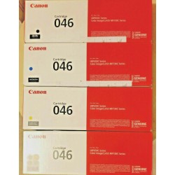 Genuine OEM Canon 046 SET of 4 TONER CARTRIDGE 1247-1250C001