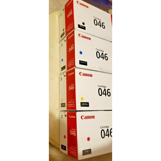 Genuine OEM Canon 046 SET of 4 TONER CARTRIDGE 1247-1250C001