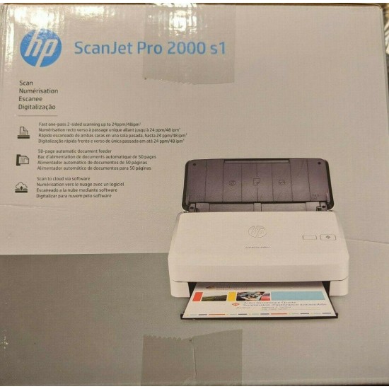 BRAND NEW HP L2759A, ScanJet Pro 2000 s1 Sheet-Feed Scanner