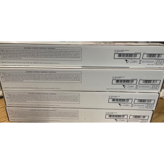 Canon GPR-55 Toner set Cyan, Yellow, Black, Magenta Genuine C5535 C5540 c5560