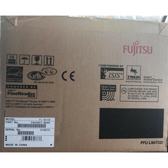 New Fujitsu fi-6110 Document Scanner PA03607-B005 ---COMPLETE