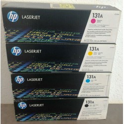 Set 4 GENUINE HP 131A Black & Color Toner Original OEM Sld Bxs 200 M251 MFP M276