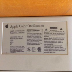 Apple Color One Scanner Model M5813 Original Owner! 1200 DPI Mint Condition