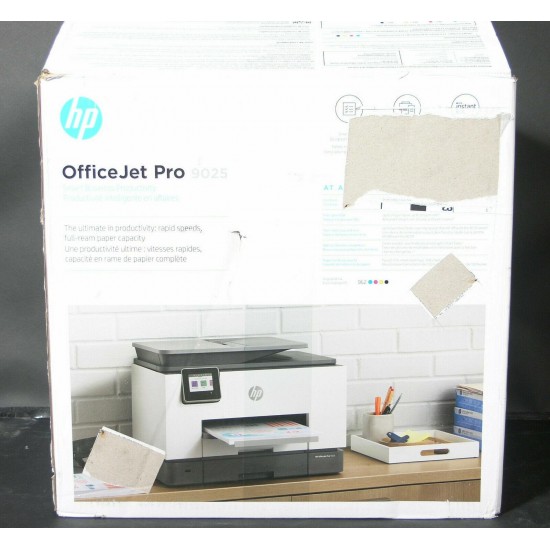 HP OfficeJet Pro 9025 Color Thermal Inkjet All-In-One Printer - No Ink