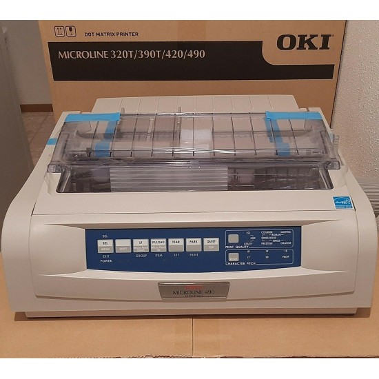 New Year Sale! Oki MICROLINE 490 Dot Matrix Printer New/Unopened