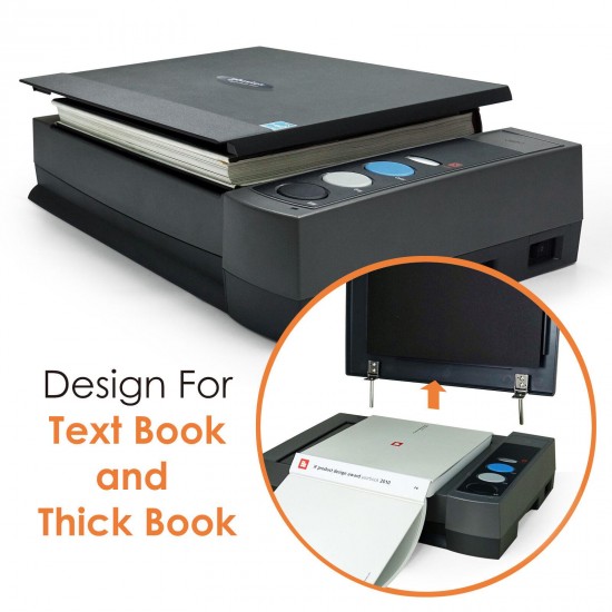 Plustek OB3800L TOP high Book Scanner No Shadow Distorted Edge Lines MAC/PC OCR