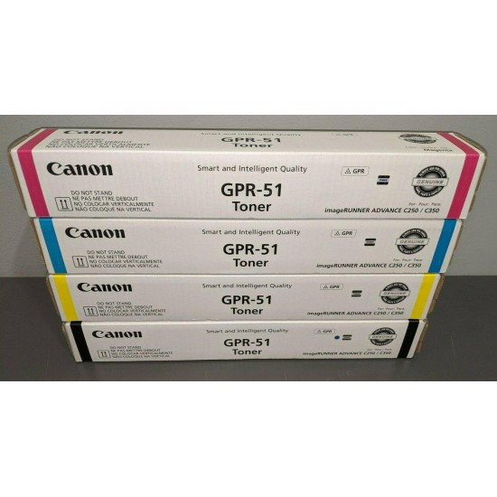 Canon Genuine Toner Set GPR-51 - CMYK