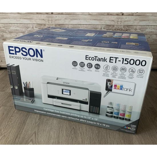 Brand New Epson EcoTank ET-15000 Wireless Color All-in-One Supertank Printer