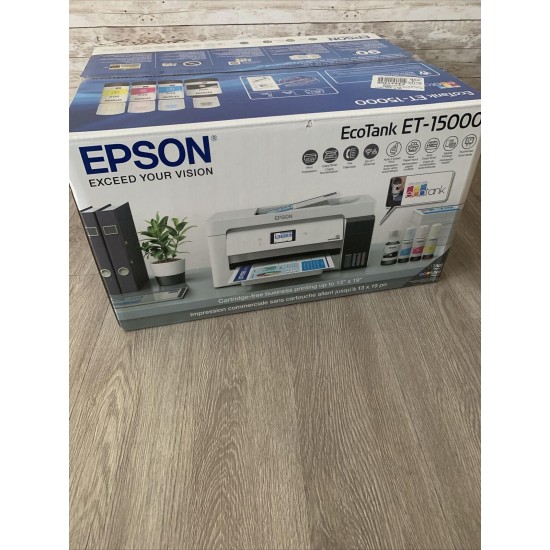 Brand New Epson EcoTank ET-15000 Wireless Color All-in-One Supertank Printer